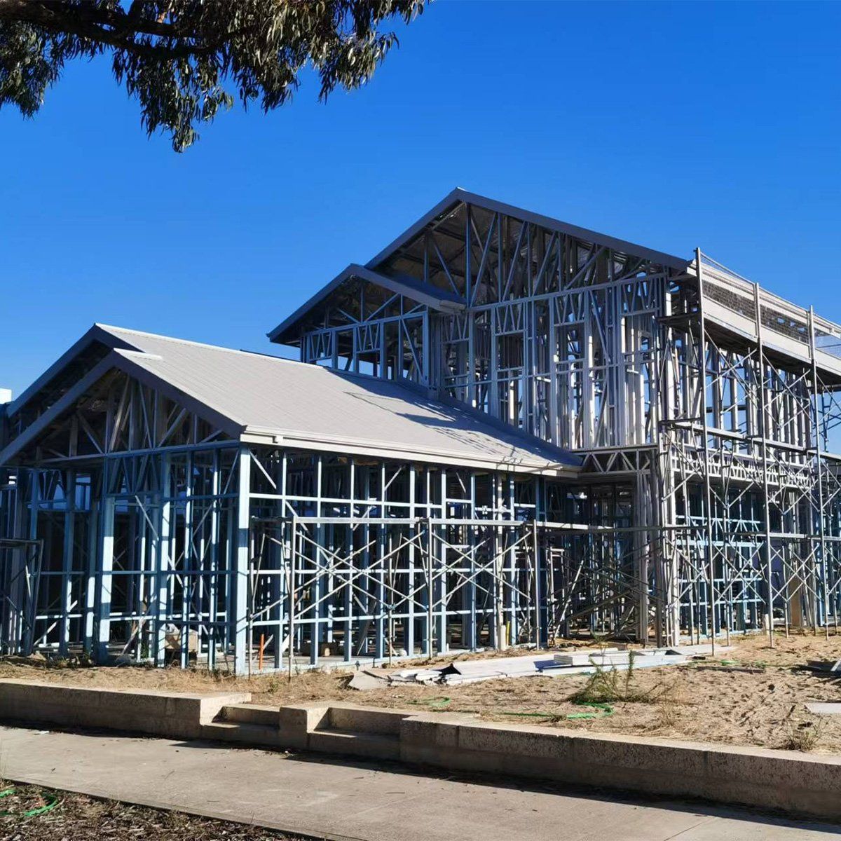 china steel structure villa wholesale