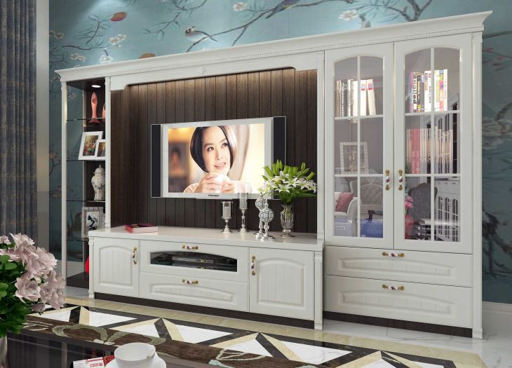 china tv cabinet with storage shelves wholesalers