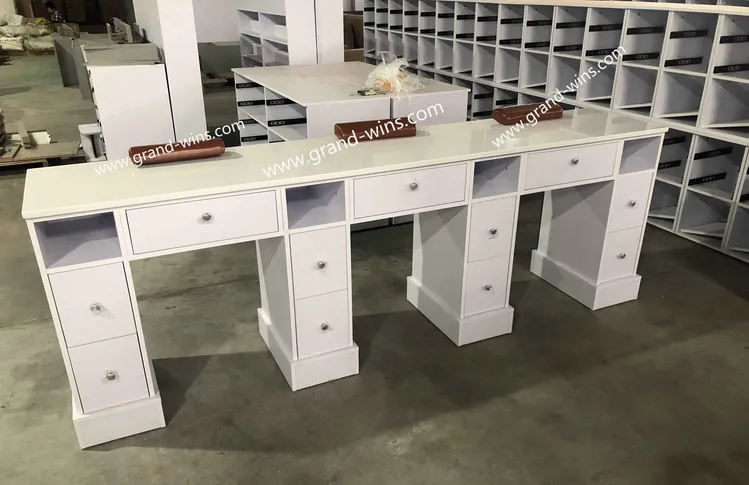 china vented nail table with drawers company