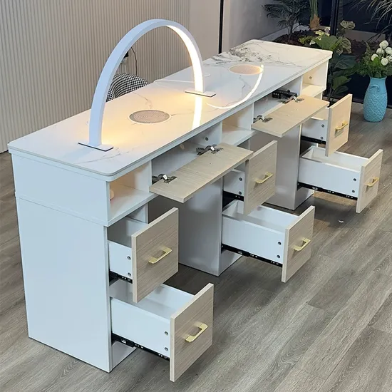china vented nail table with drawers company