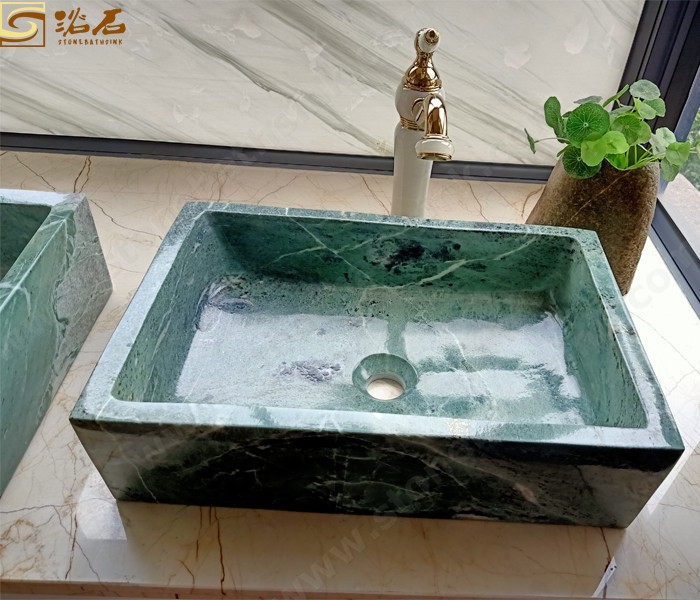 china verde marble sink wholesale
