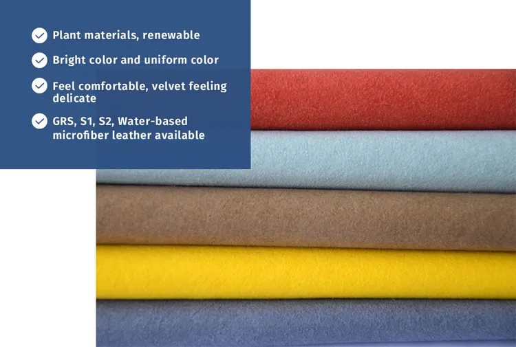 china wholesale bio based micro suede customized