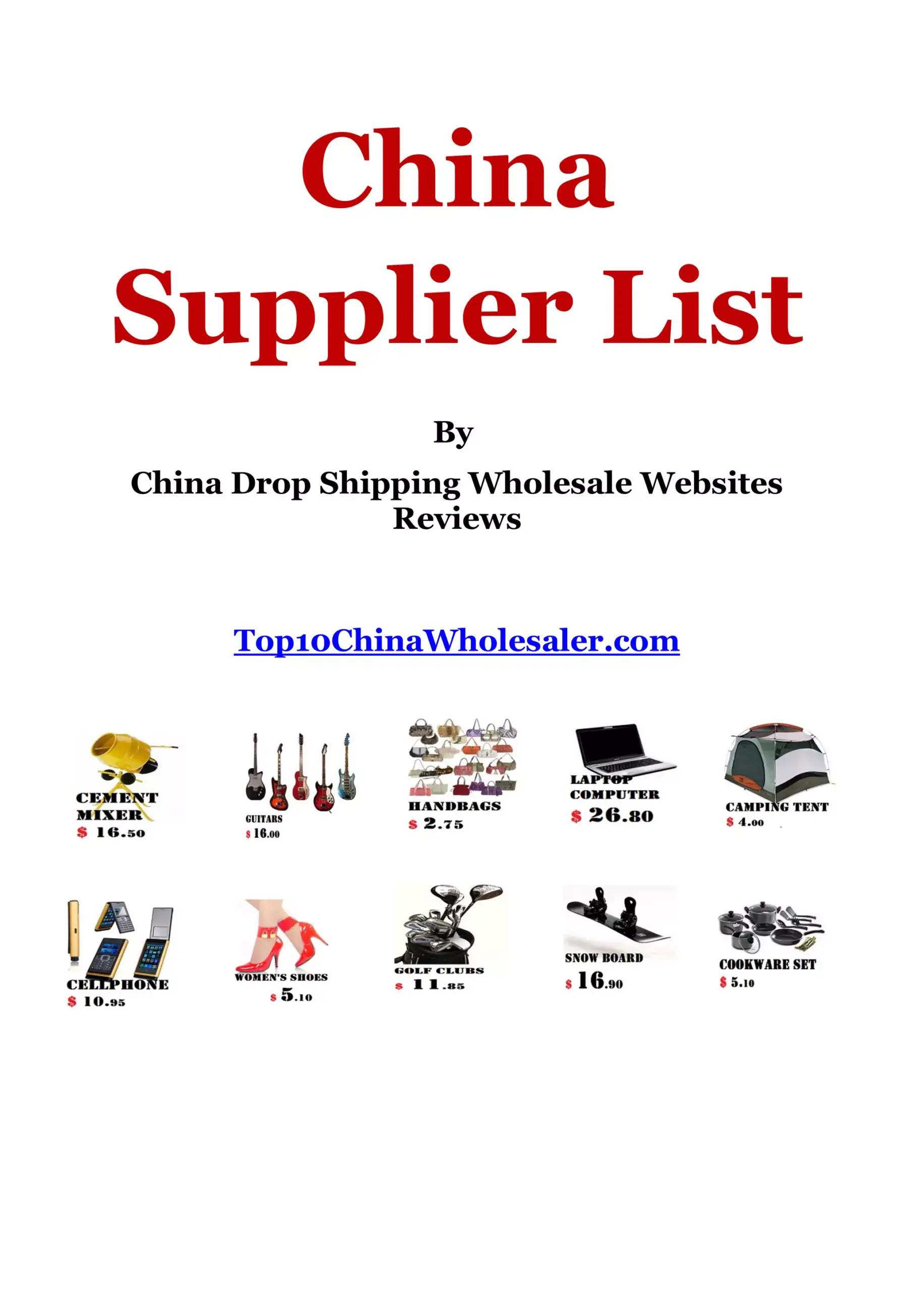 china wholesale suppliers list pdf