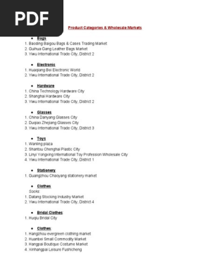 china wholesale suppliers list pdf