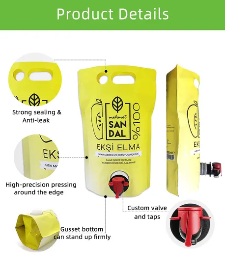china wine pouch with valve company