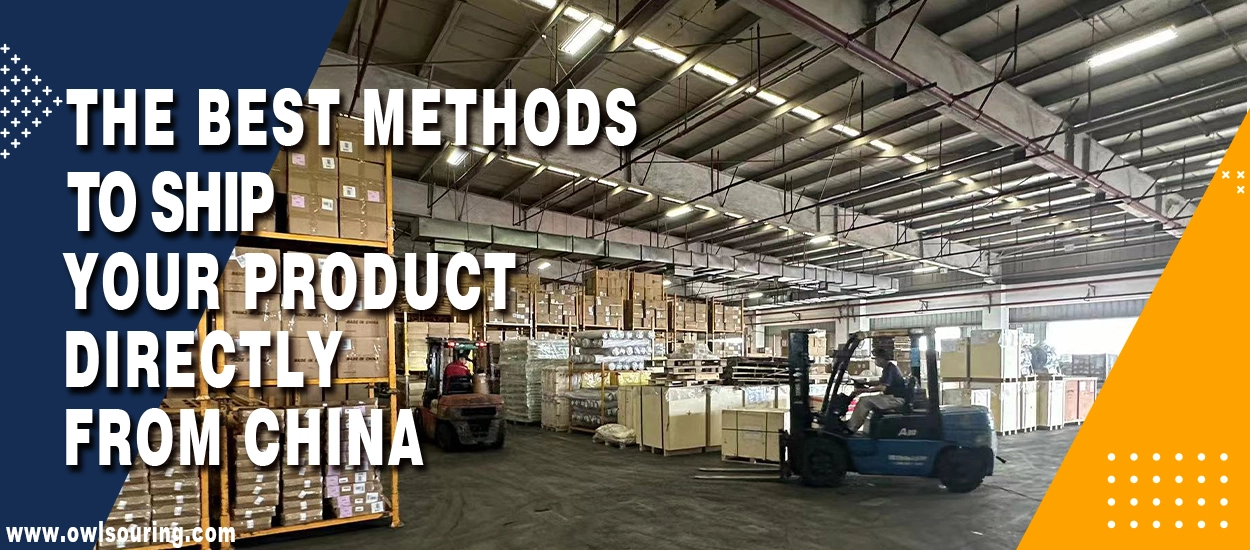 common shipping options for large wholesale orders from china