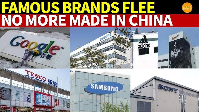 companies that have left china