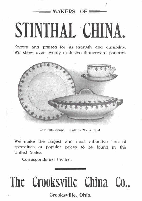 crooksville china company usa