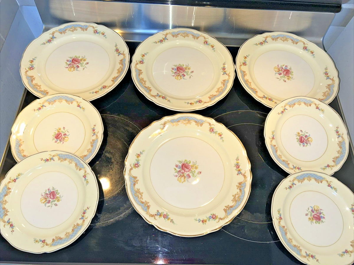 edwin m knowles china company plates