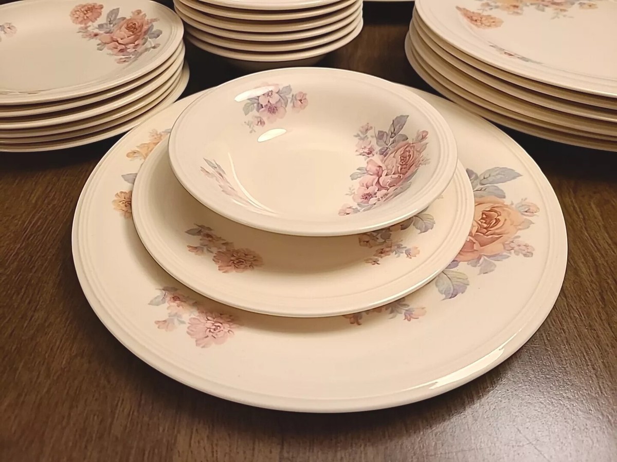 edwin m knowles china company plates