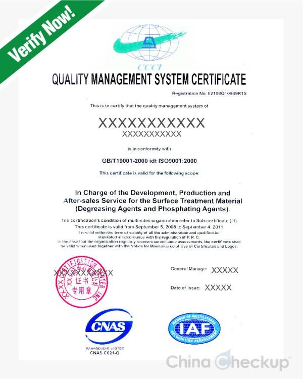 iso 9001 certified companies china China Factory