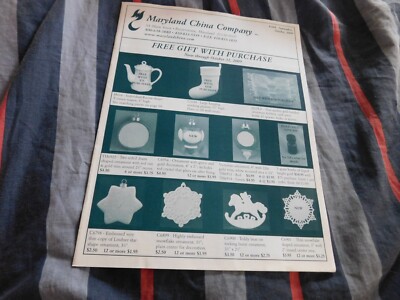 maryland china company catalog