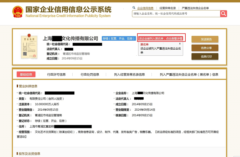 nationwide company registration search system china
