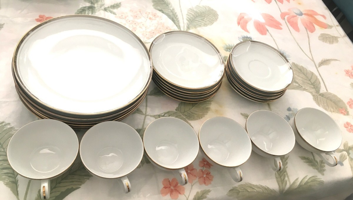 royalton china company translucent porcelain golden elegance