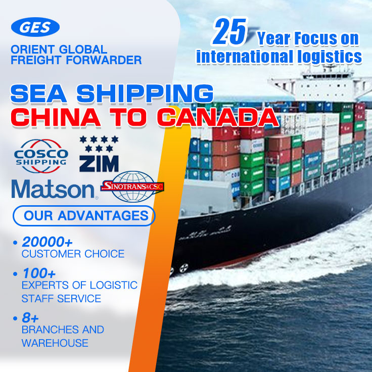 shipping companies from china to canada