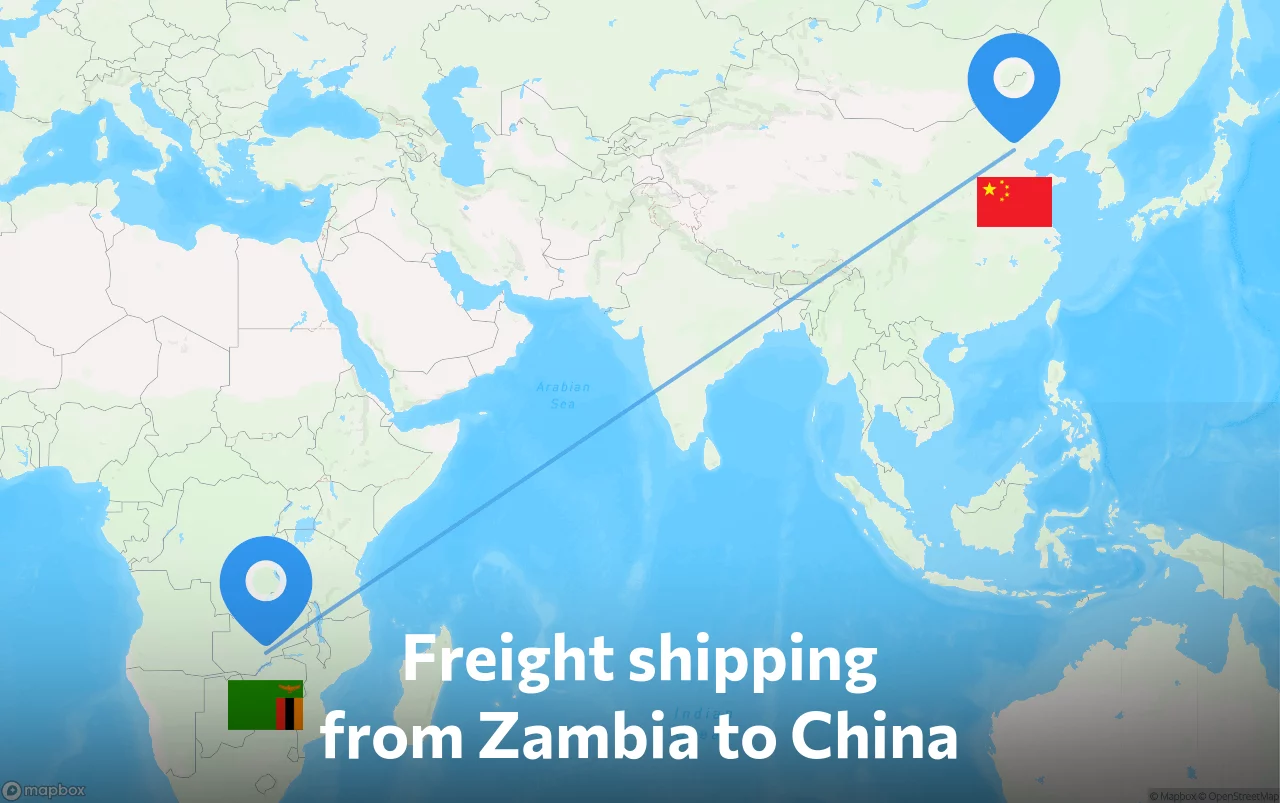 shipping companies from china to zambia