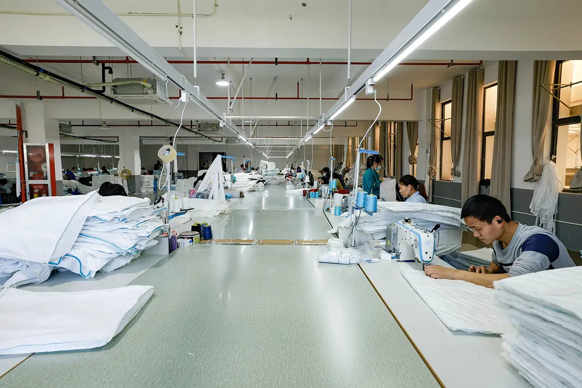 sourcing bedding in china
