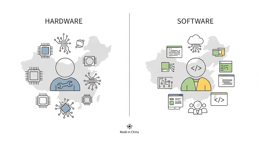sourcing of hardware and software mainland china
