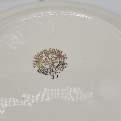 the cronin china company minerva ohio 77