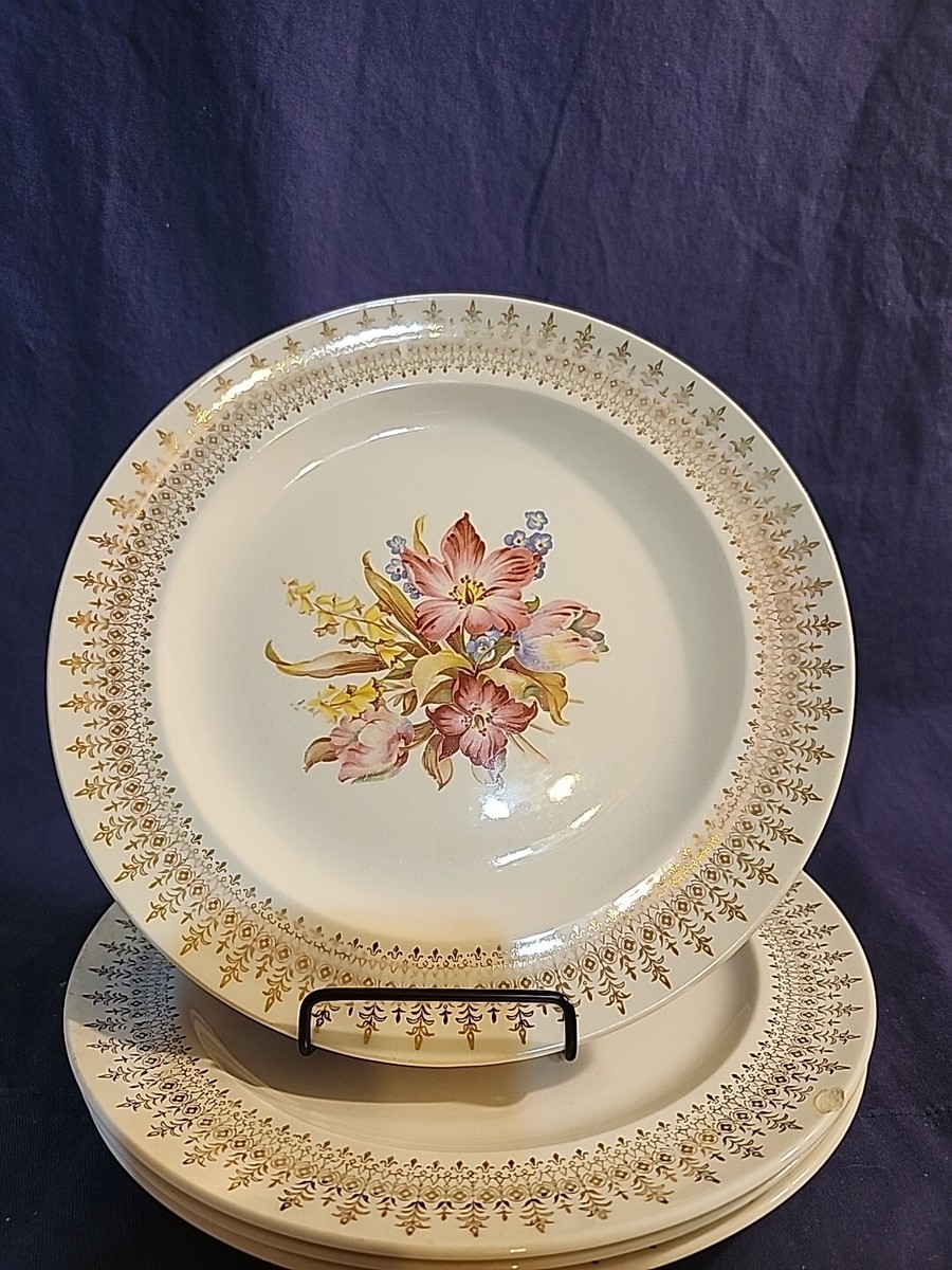 the french saxon china company 22k gold