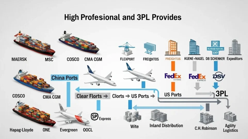 top freight forwarding companies china us shipping 2025 China Factory