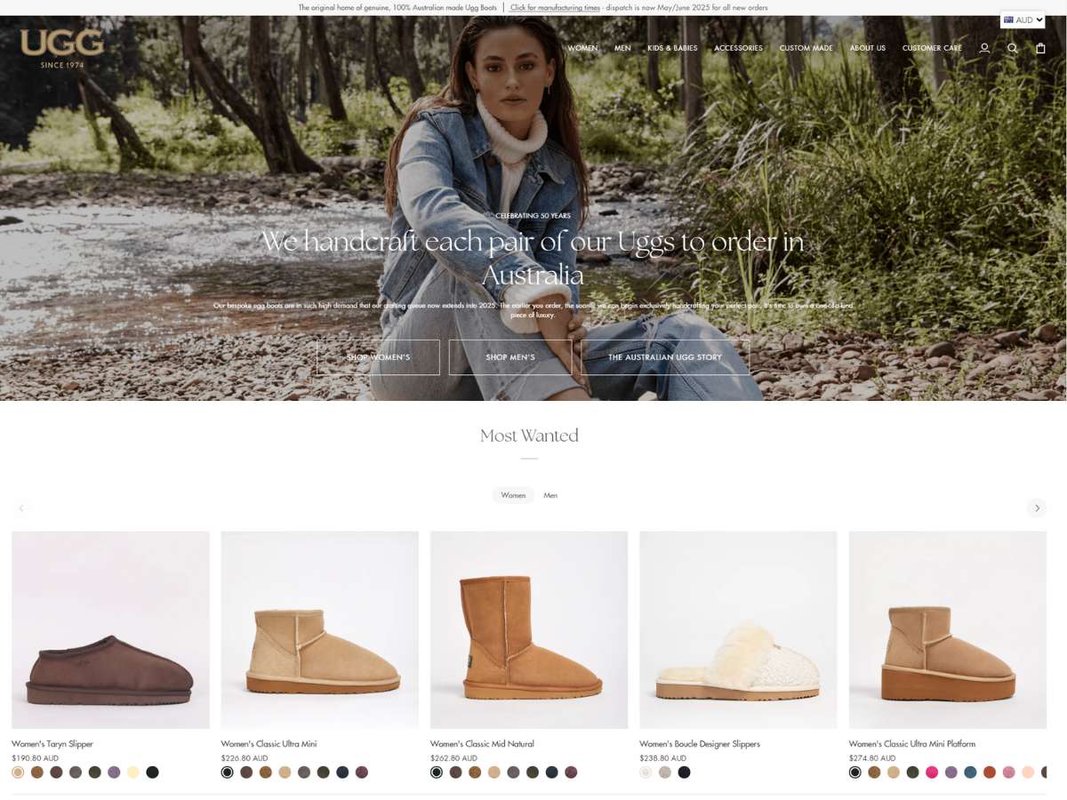 ugg vendor china