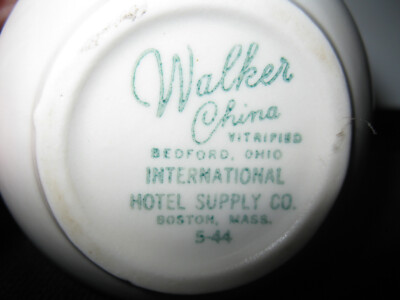 walker china company bedford ohio