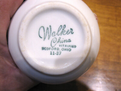 walker china company bedford ohio