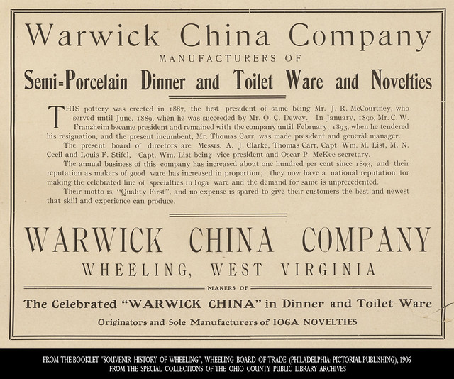 warwick china company marks
