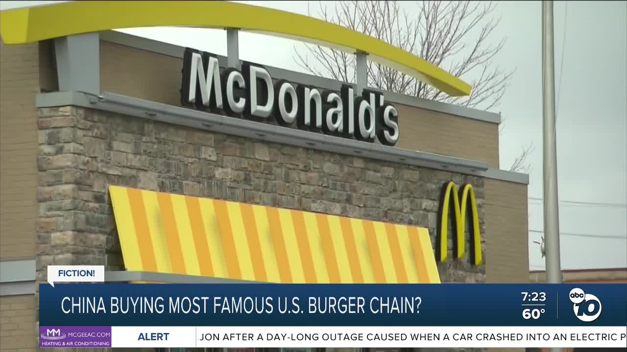 what famous burger company was bought by china