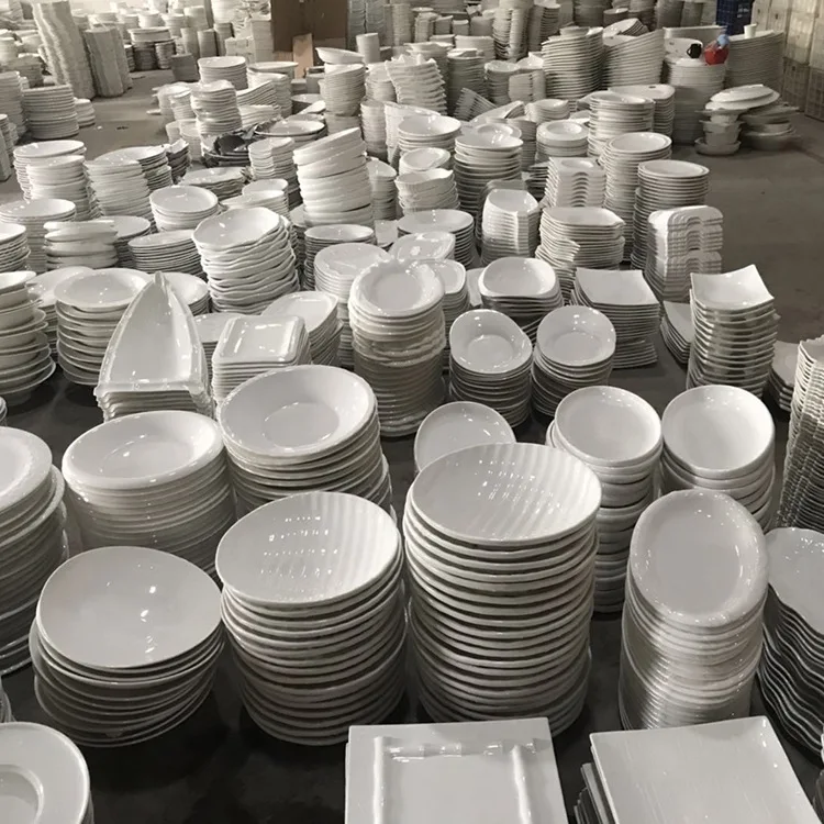 white china plates bulk
