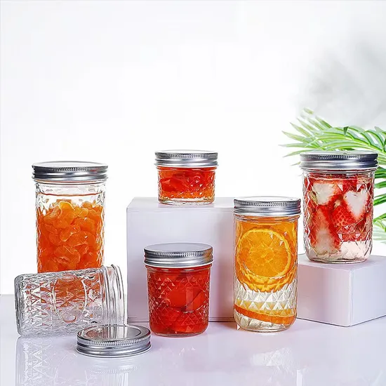 wholesale china 250ml hexagonal glass jam jar