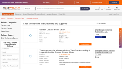 Chair Mechanisms Manufacturers and Suppliers - TradeWheel