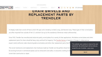 Chair Swivel Plates and Parts | Trendler in Chicago, IL