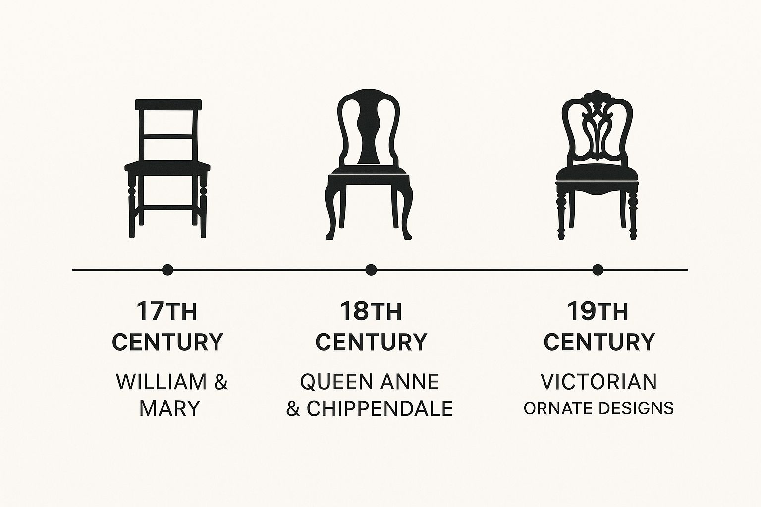 Illustrative example of vintage chair can help identify my from Google Search