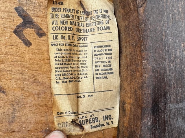 Illustrative example of vintage chair can help identify my from Google Search