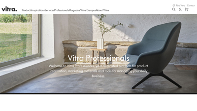 Professionals | Official Vitra® Website UN