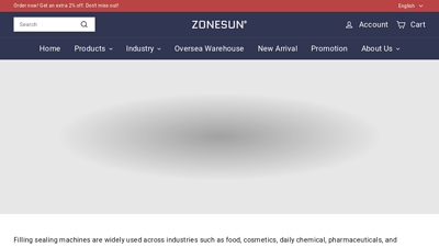 Filling & Sealing Machine | For Sachets Cup Tube Blister Packing