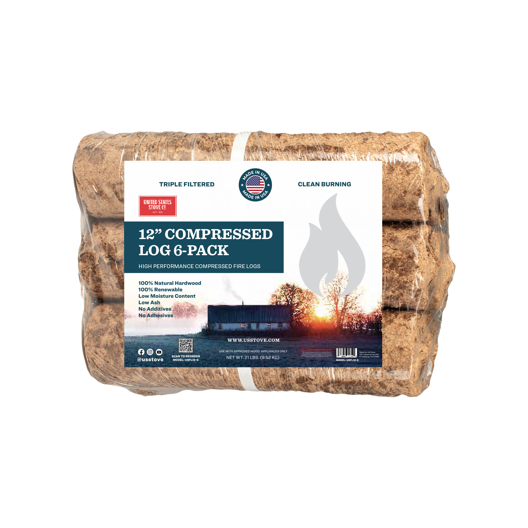 12” Compressed Log 6