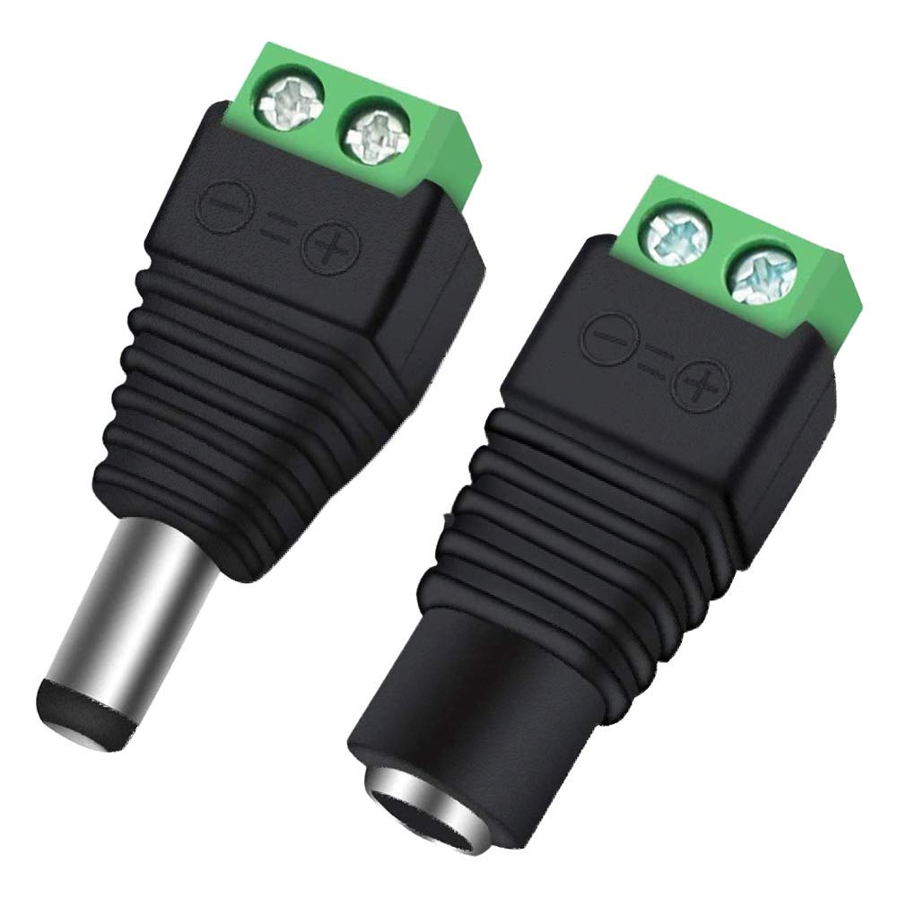 12 VDC DC Power Connectors