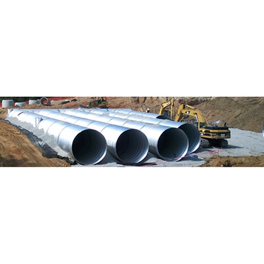 16 Gauge Galvanized Pipe 12 in. x 20 ft.