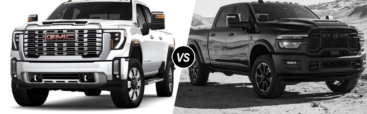 2025 GMC Sierra 2500 HD vs 2025 Ram 2500 in Seaside, CA
