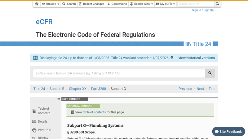 24 CFR Part 3280 Subpart G