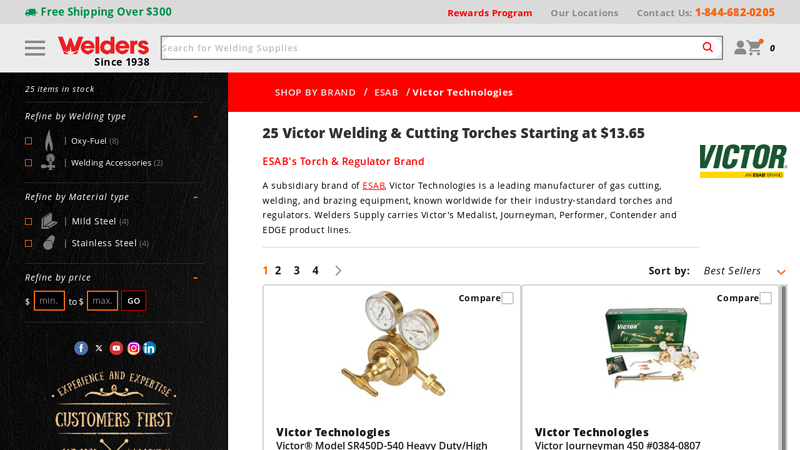 25 Victor Welding & Cutting Torches Starting at $13.65