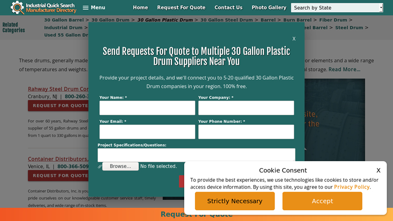 30 Gallon Plastic Drum Manufacturers Suppliers