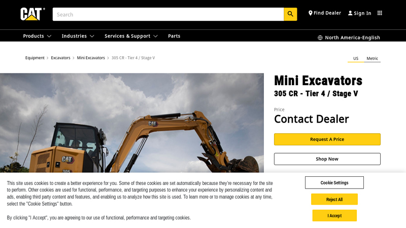 305 CR Mini Excavator