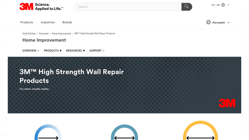 3M™ High Strength Wall Repair Products