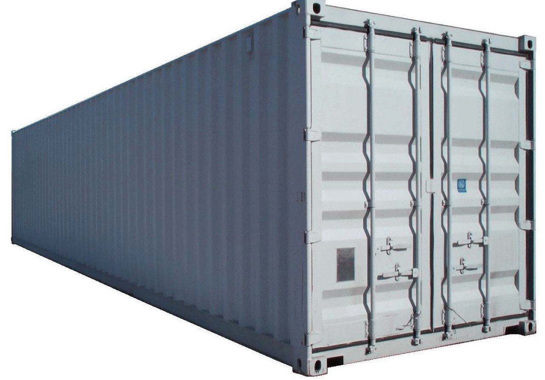 40' x 9'6” Dry Freight ISO Container (High Cube) Double Doors Both ...