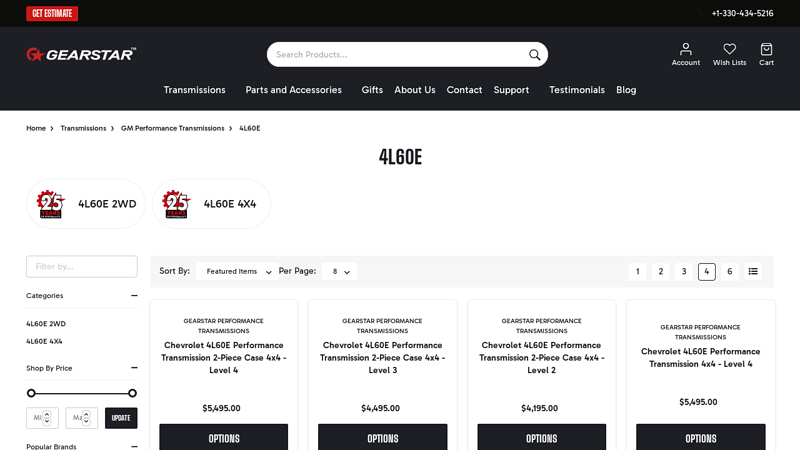 4L60E Performance Transmissions