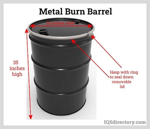 55 Gallon Steel Drums